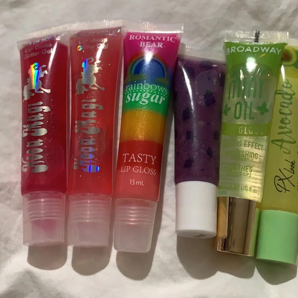 Set of 9 Squeeze Tube Lip Glosses